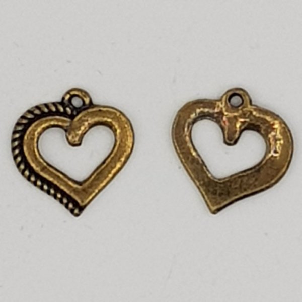 Heart charms N&deg;17 V