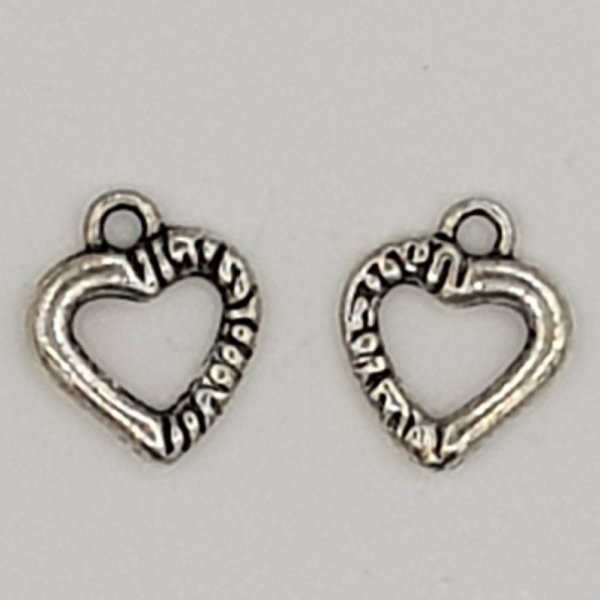 Heart charms N&deg;18
