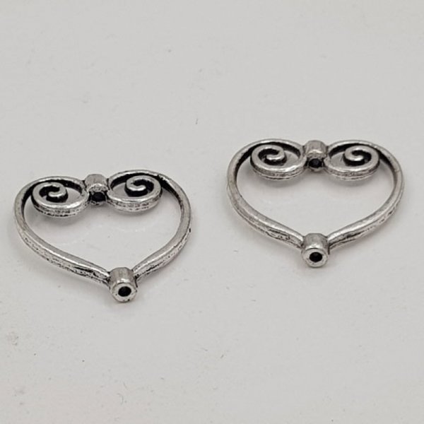 Heart charms N&deg;22