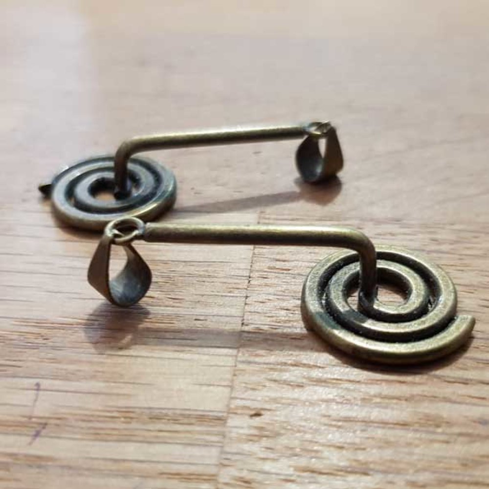 PM Bronze Spiral Bracket