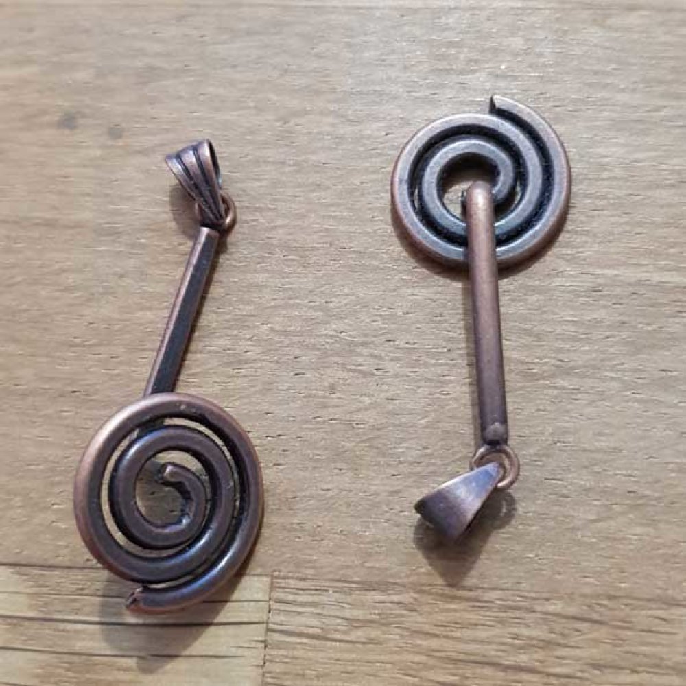 PM Copper Spiral Bracket