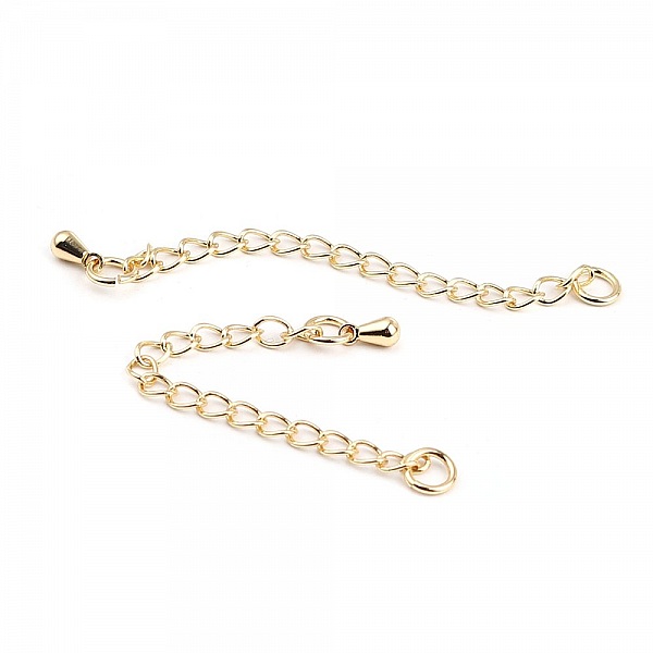 Gold Plated Copper Bracelet Necklace Extension Chain