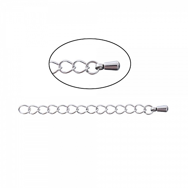 Stainless Steel Necklace Extension Chain 6 cm N&deg;02