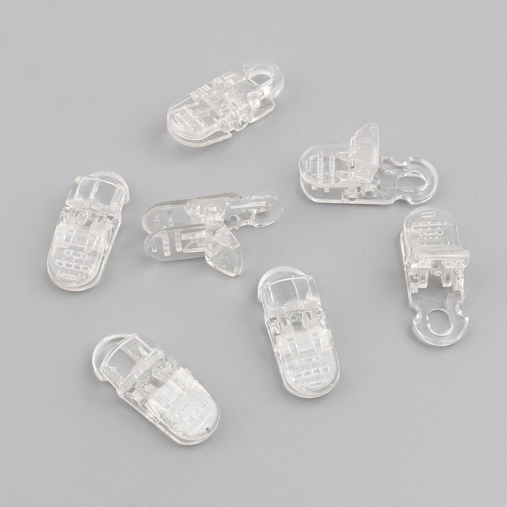 Clips Transparent mask 3.3cm x 1.3cm x 2 pieces