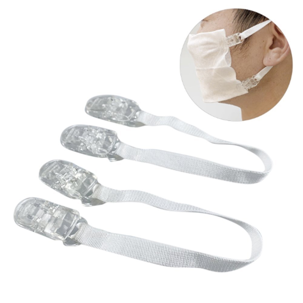 Clips Transparent mask 3.3cm x 1.3cm x 10 pieces