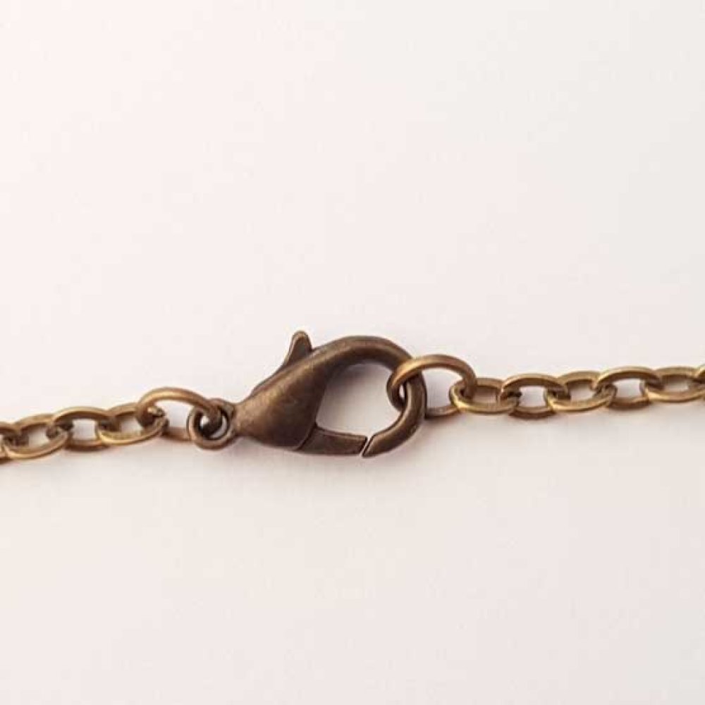 Collier Bronze maille de 50 cm N°01