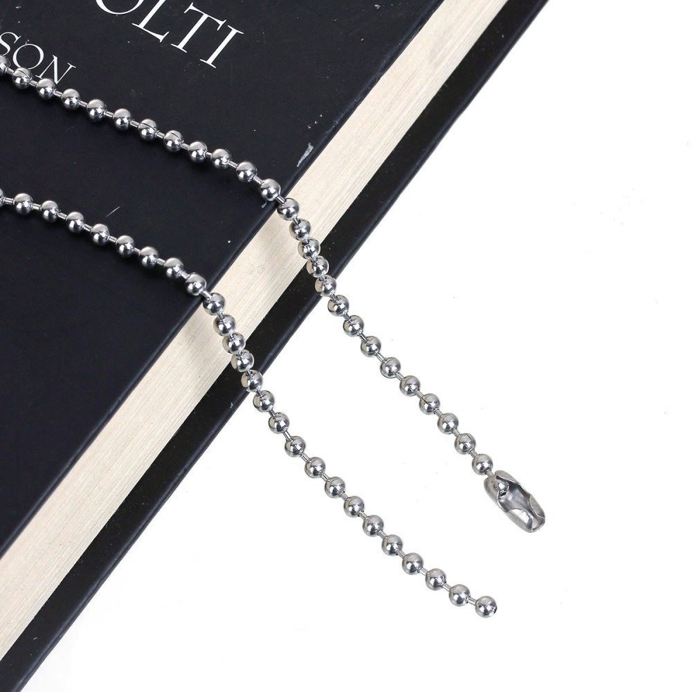 Necklace N°01 ball chain 304 stainless steel of 60 cm - 3mm