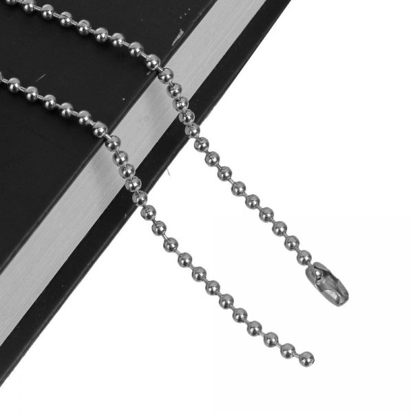 Necklace N&deg;02 ball chain 304 stainless steel of 60 cm -2mm