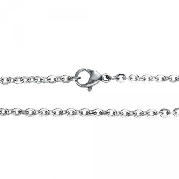 Collar N&deg;06-03 in stainless steel mesh 50 cm