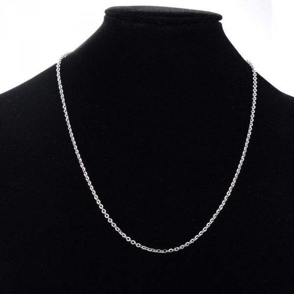 Necklace N&deg;06-04 in stainless steel, 45 cm long