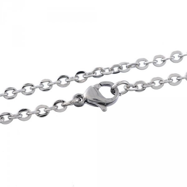 Collar N&deg;06-05 in stainless steel mesh of 60 cm