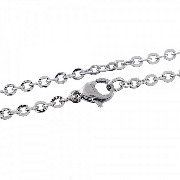 Collar N&deg;06-06 in stainless steel mesh of 70 cm