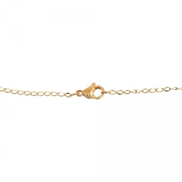 Necklace N&deg;07 in stainless steel, 45 cm long