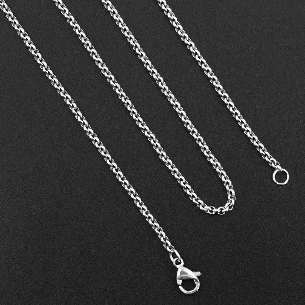 Necklace N°13 in stainless steel 45 cm