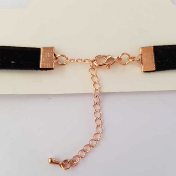 Collier Ras De Cou Velours Noir N&deg;02