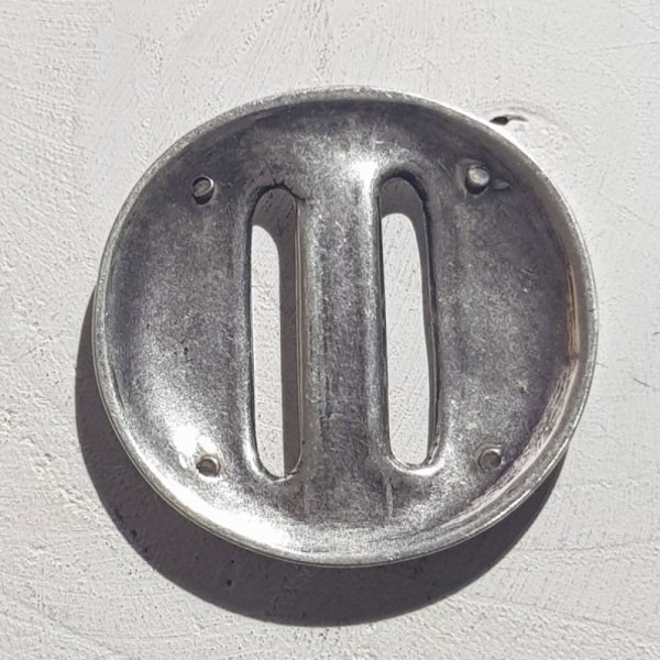 Connecteur Rond en Zamak N&deg;01 Argent