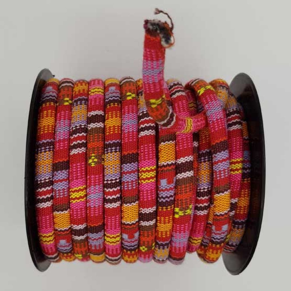 Round spaghetti cord N°01 Pink x 1 meter