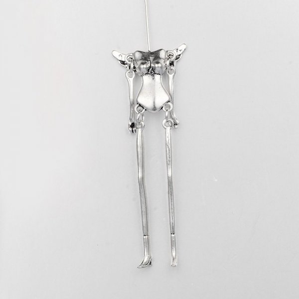 Corps de poup&eacute;e en m&eacute;tal couleur Argent 12.5 cm N&deg;02