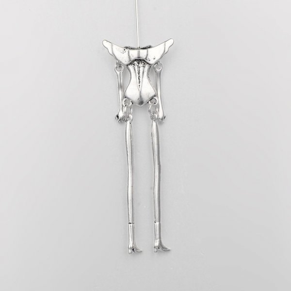 Corps de poup&eacute;e en m&eacute;tal couleur Argent 12.5 cm N&deg;02