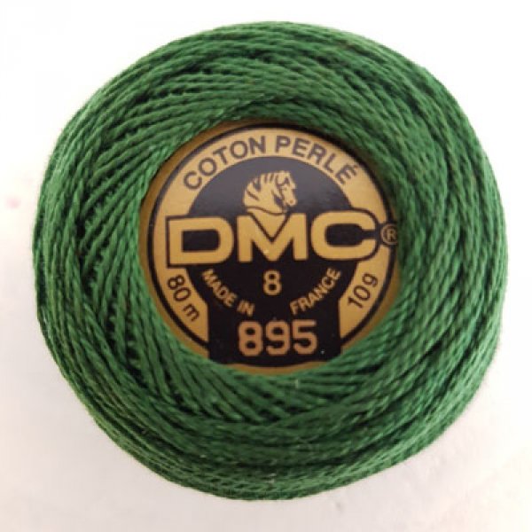 Embroidery cotton beads on a spool, DMC N&deg; 8 - 10 g
