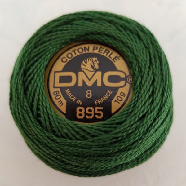 Embroidery cotton beads on a spool, DMC N&deg; 8 - 10 g