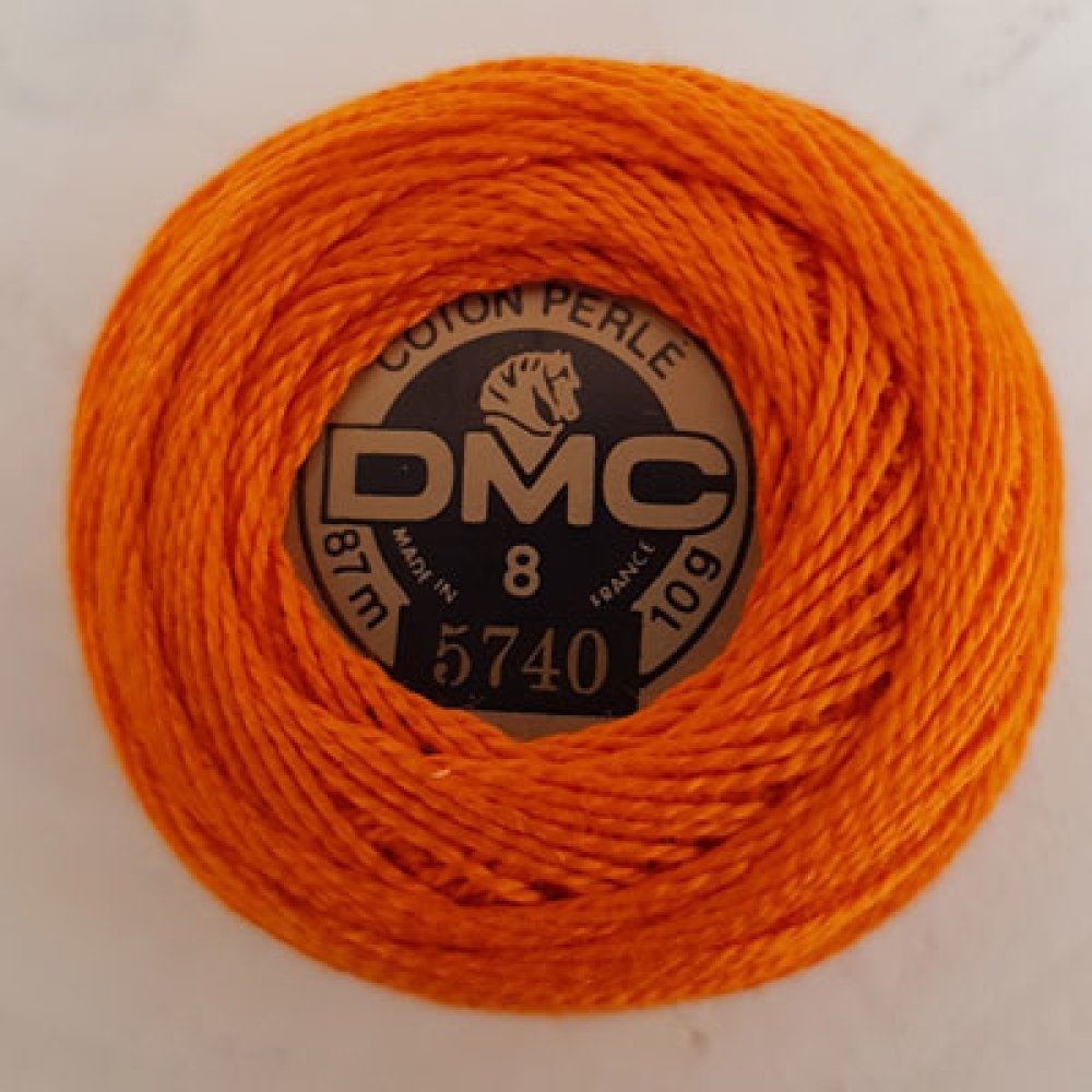 Embroidery cotton beads on a spool, DMC N° 8 - 10 g