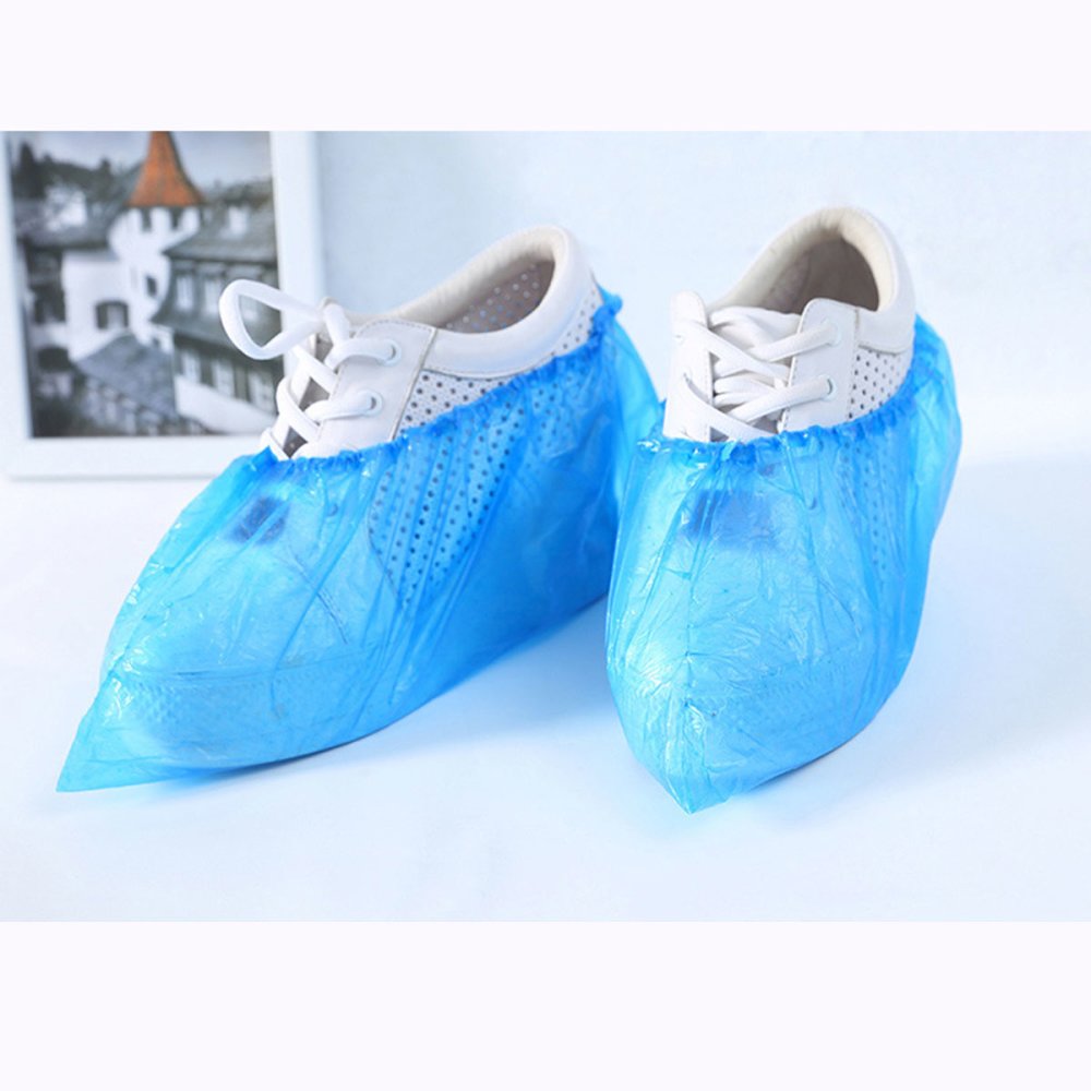 Blue Polyethylene Shoe Cover 1 Pack