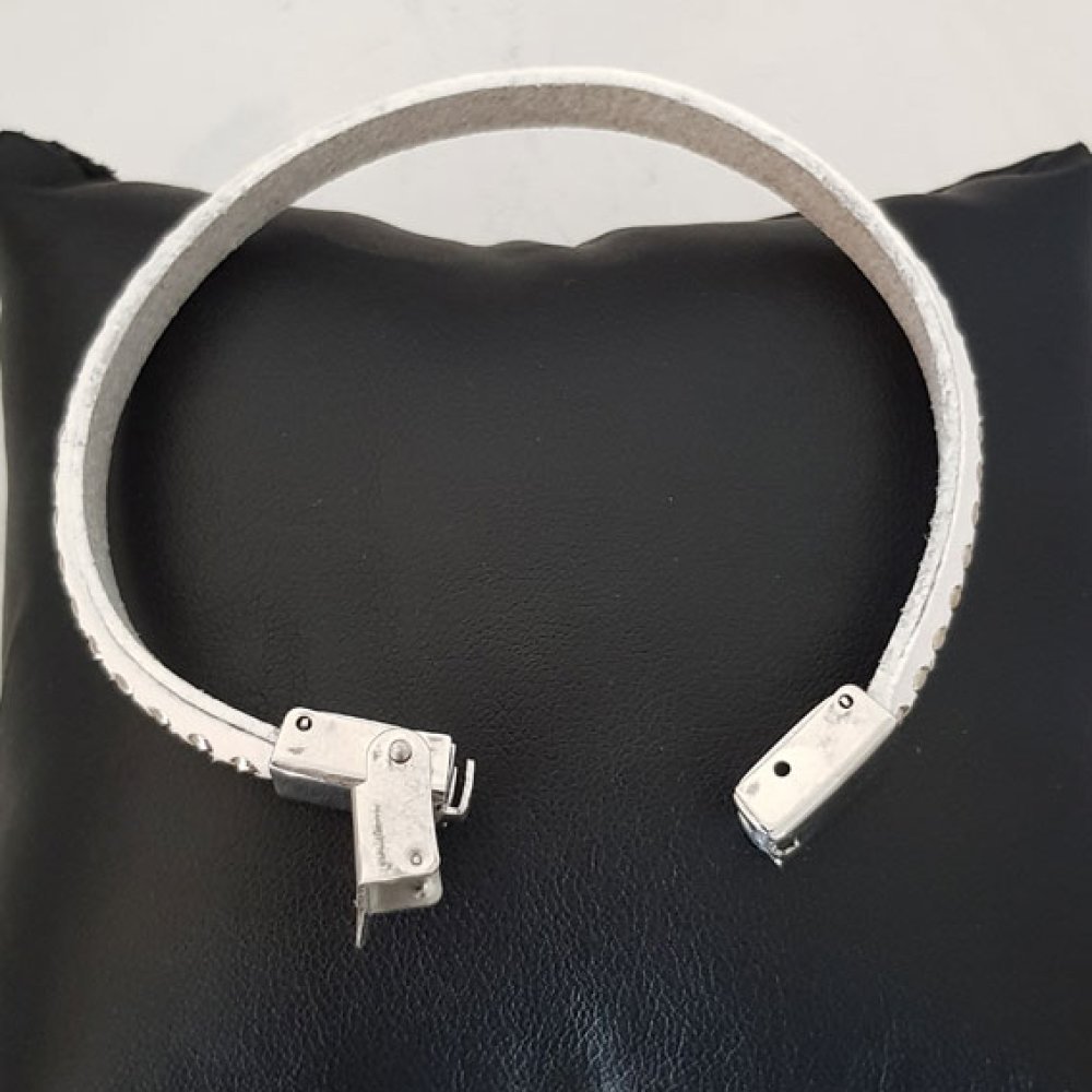 Leather Ball T-Moro 10 mm with nickel free ball chain per 20 cm