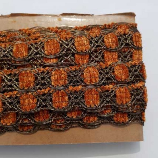 Dentelle Galon N&deg;02 Orange 20 mm