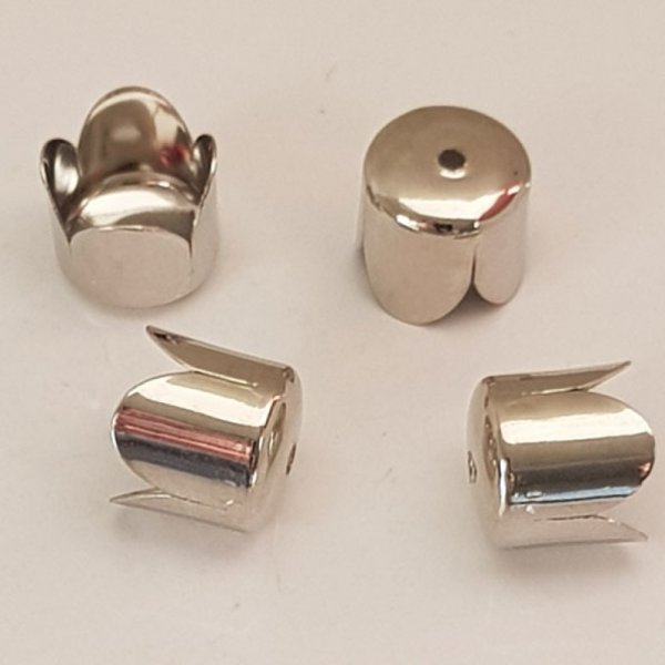 End cap cup N&deg;06 Aged Silver