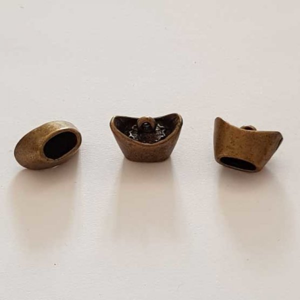 Embout &agrave; coller N&deg;04-2 Bronze 9 x 14 mm