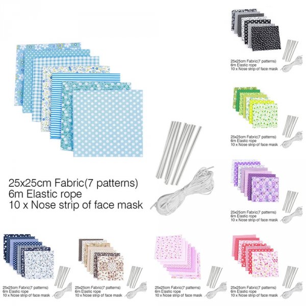 Mask material set Violet