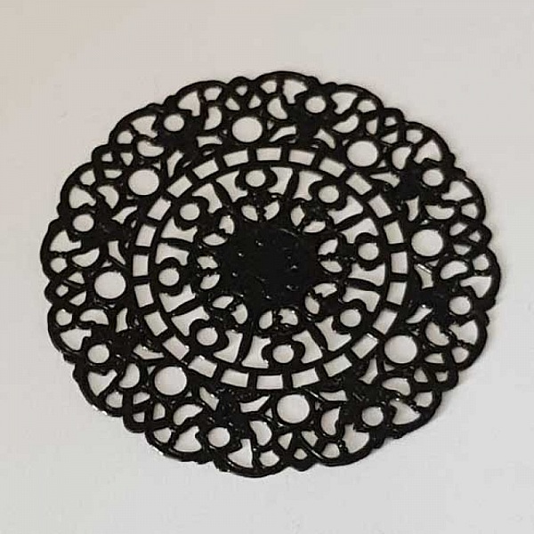 Estampe N&deg;23 Rond 46 mm Noir