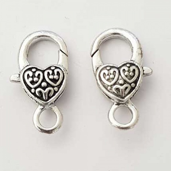 Silver Heart Clasp N&deg;01