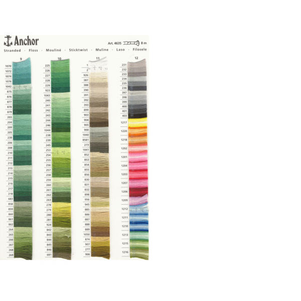 Anchor embroidery thread molded color 0924