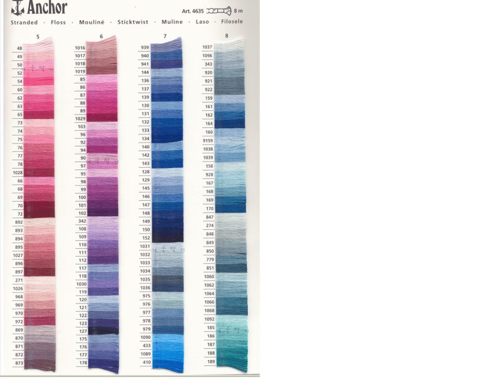 Anchor embroidery thread color 0148