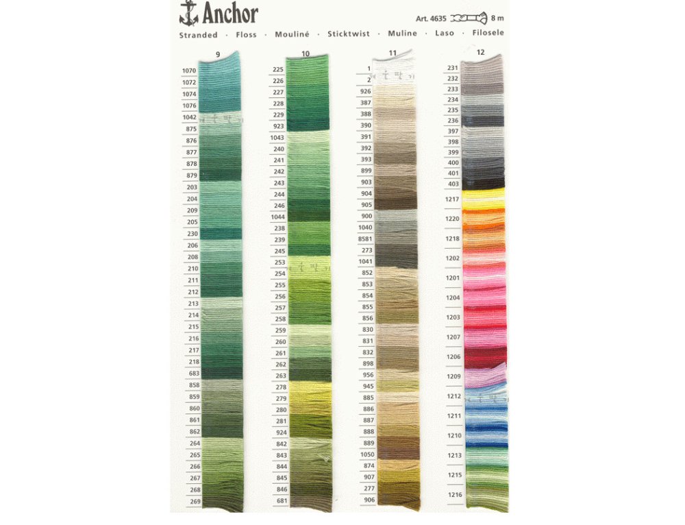Anchor embroidery thread color 0874
