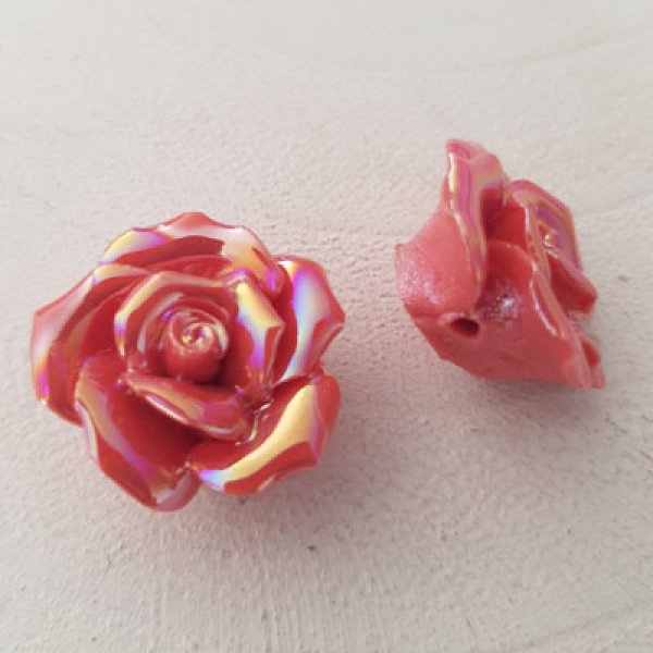 Earthenware Flower 20 mm N&deg;02-05 Pink