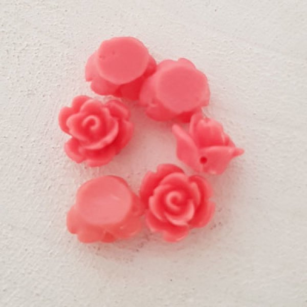 Synthetic Flower 09 mm N&deg;01-19 Dark Salmon