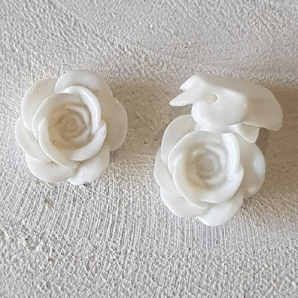 Synthetic Flower 17 mm N&deg;04-03 White