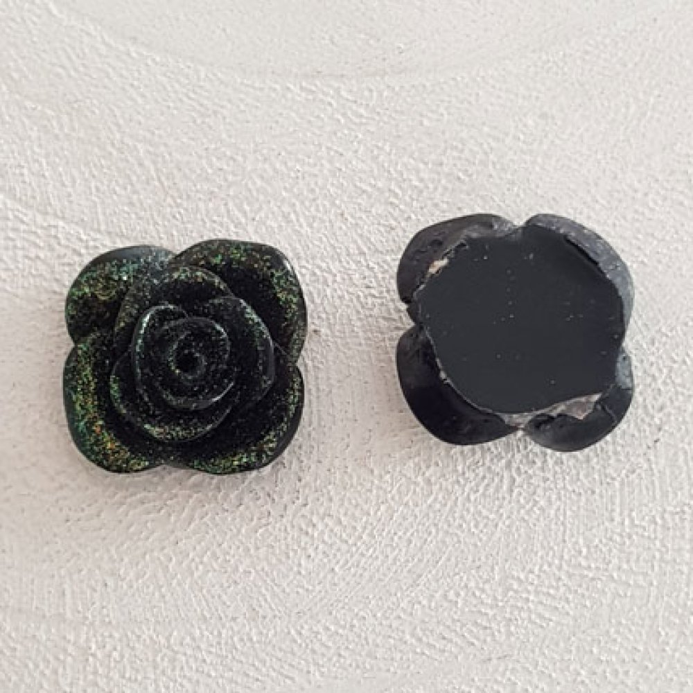 Synthetic Flower 20 mm N°05-03 Black