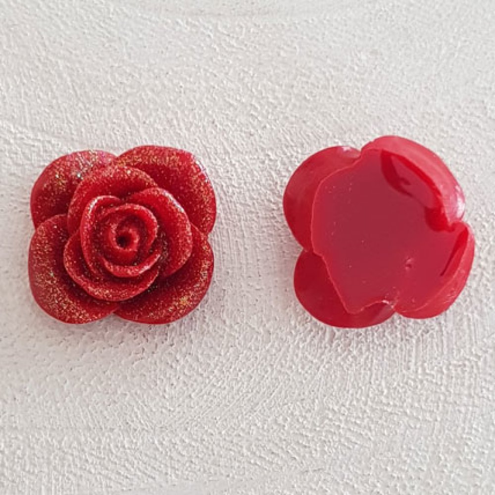 Synthetic Flower 20 mm N°05-11 Red