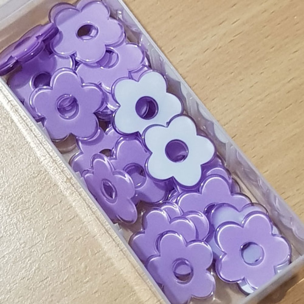 Synthetic Flower 27 mm Purple