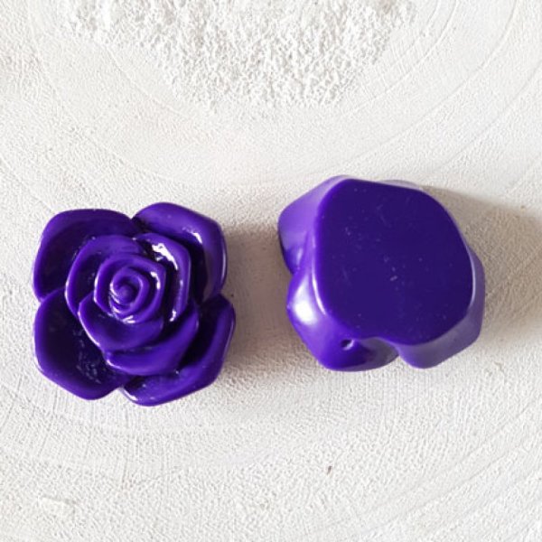 Synthetic Flower 37 mm N&deg;06-08 Purple