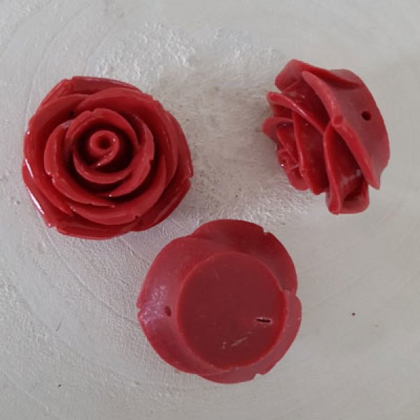 Synthetic Flower N&deg;02-04 burgundy