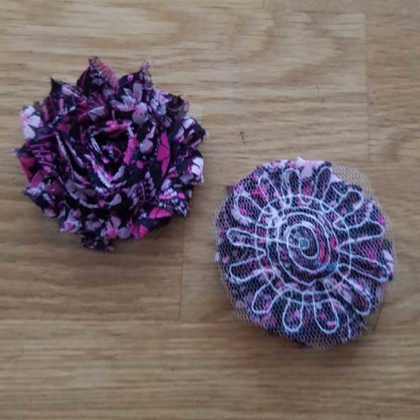 Frayed Fabric Flower Fancy No. 39