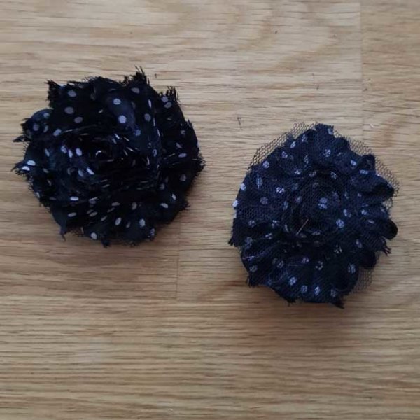 Frayed Fabric Flower No. 40