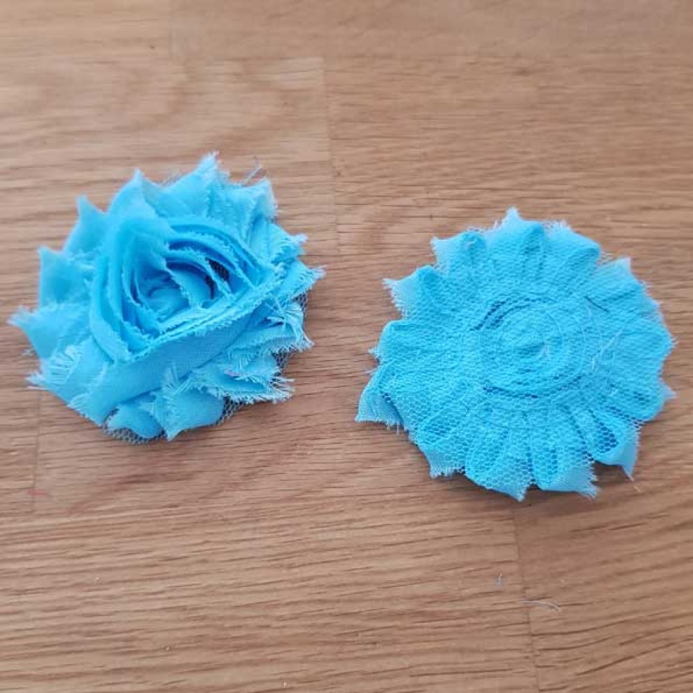 Frayed Fabric Flower Fancy No. 57
