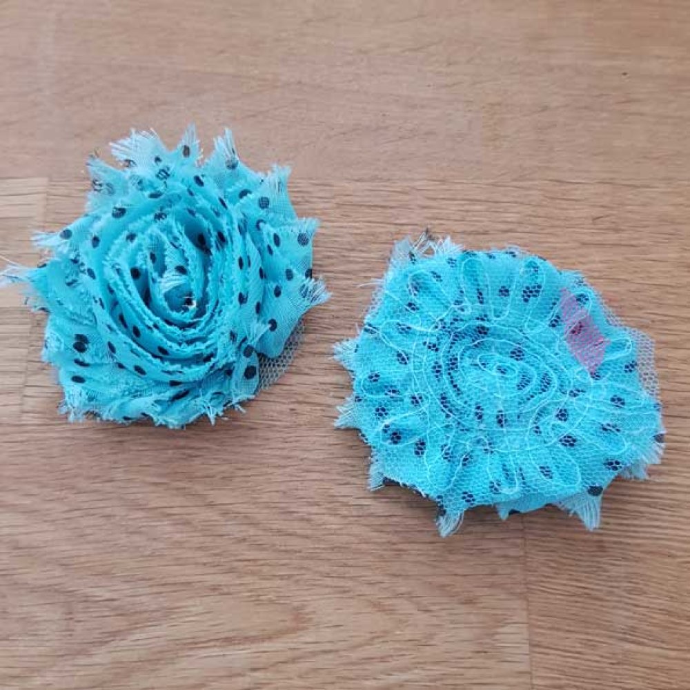 Frayed Fabric Flower Fancy No. 75-1