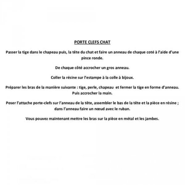 Kit Poup&eacute;e Porte Cl&eacute; Max le Chat N&deg;02